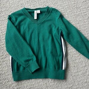 Janie & Jack green sweater in excellent condition